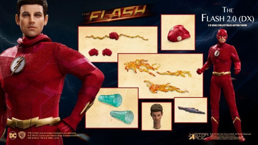 絶版品　ザ・フラッシュ 2.0 1/8 コレクタブルアクションフィギュア