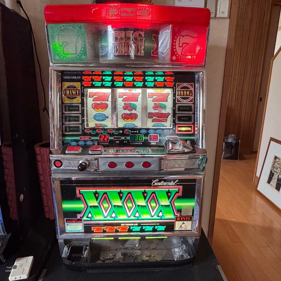 4号機コンチ4X メダル仕様 実動　機械割166%規制マシン　アルゼ ARUZE