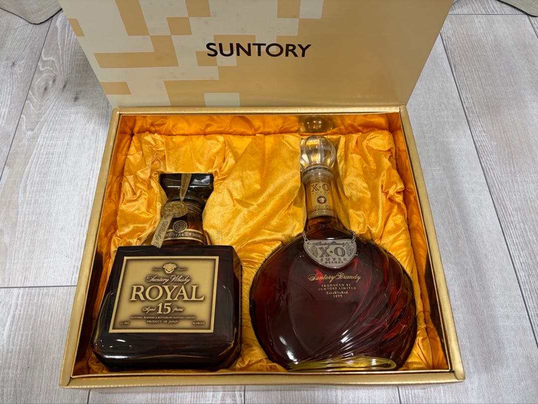 SUNTORY  15 & XO 2本セット　新品未開栓