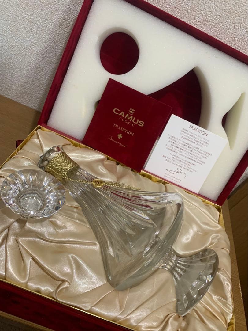 カミュ バカラトラディション　デキャンタセット　空ボトル・箱付き