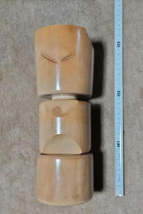 田中治正作 創作こけし　2体　童女　内閣総理大臣賞受賞　郷土玩具