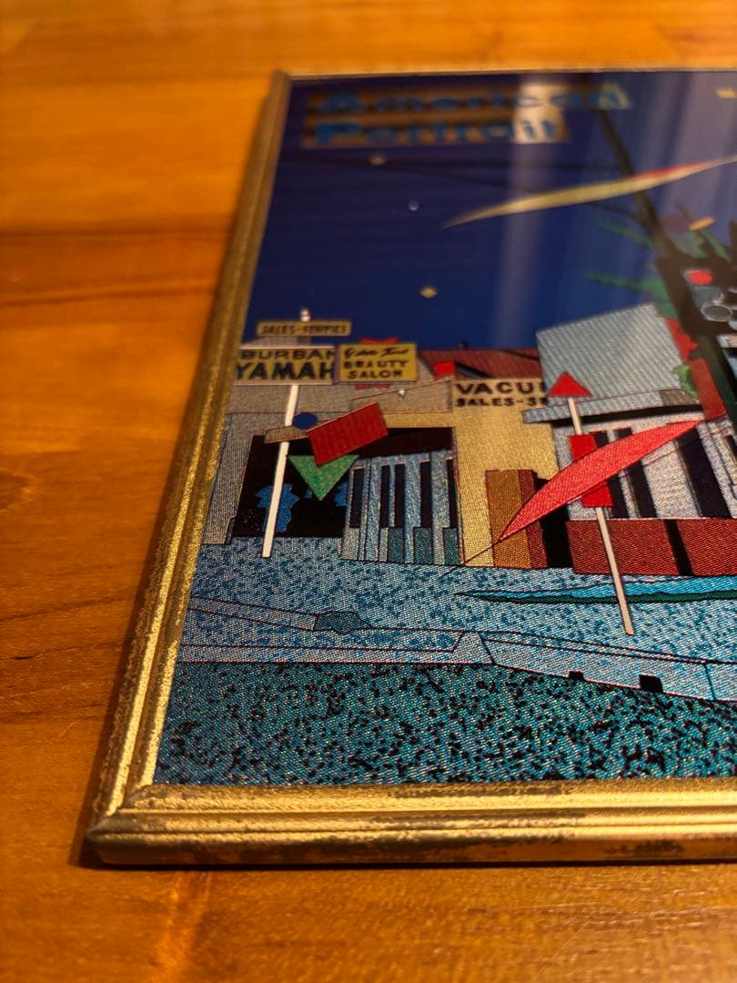 鈴木英人　「アメリカンポートレート」パブミラー　 希少　当時物