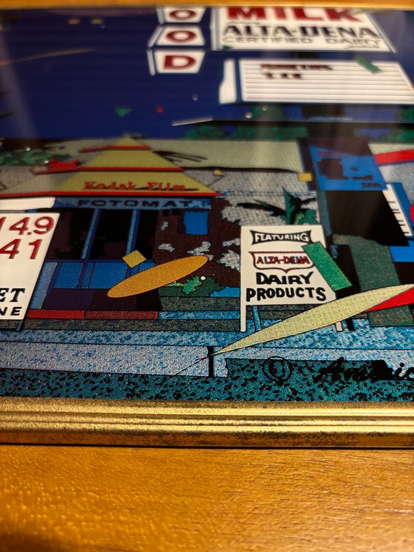 鈴木英人　「アメリカンポートレート」パブミラー　 希少　当時物