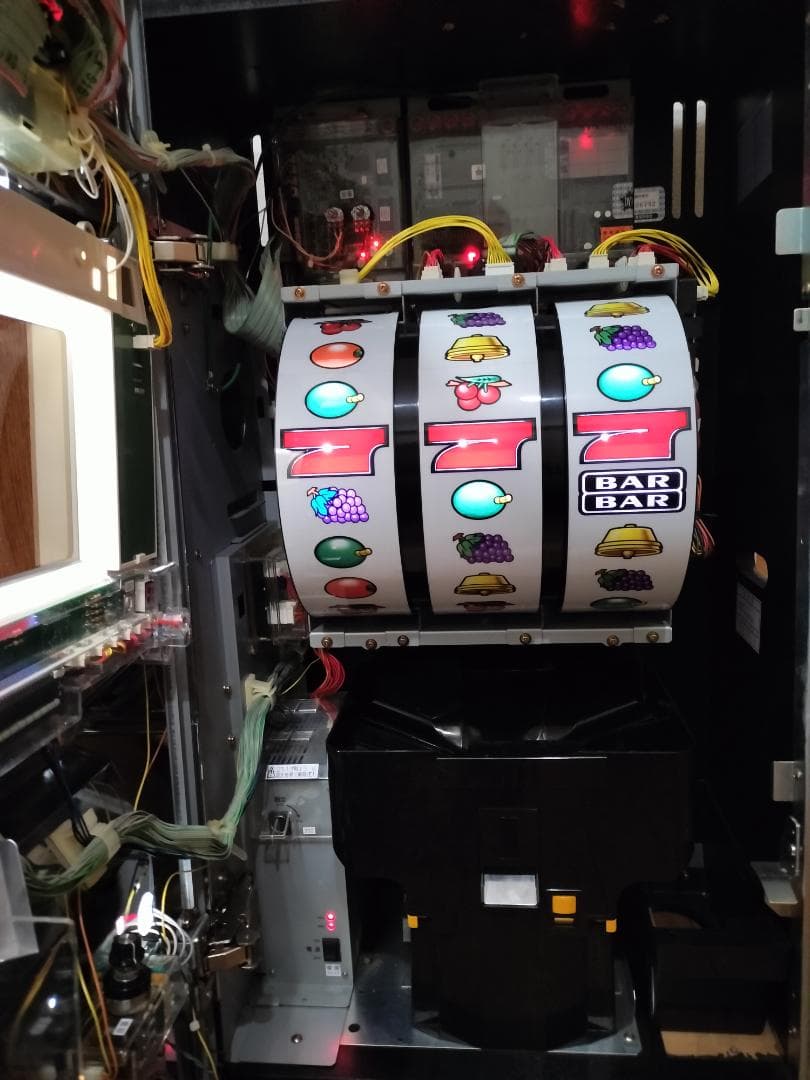 【パチスロ実機】エマ★ニューペガサスブラック【オートプレイ付不要機付】