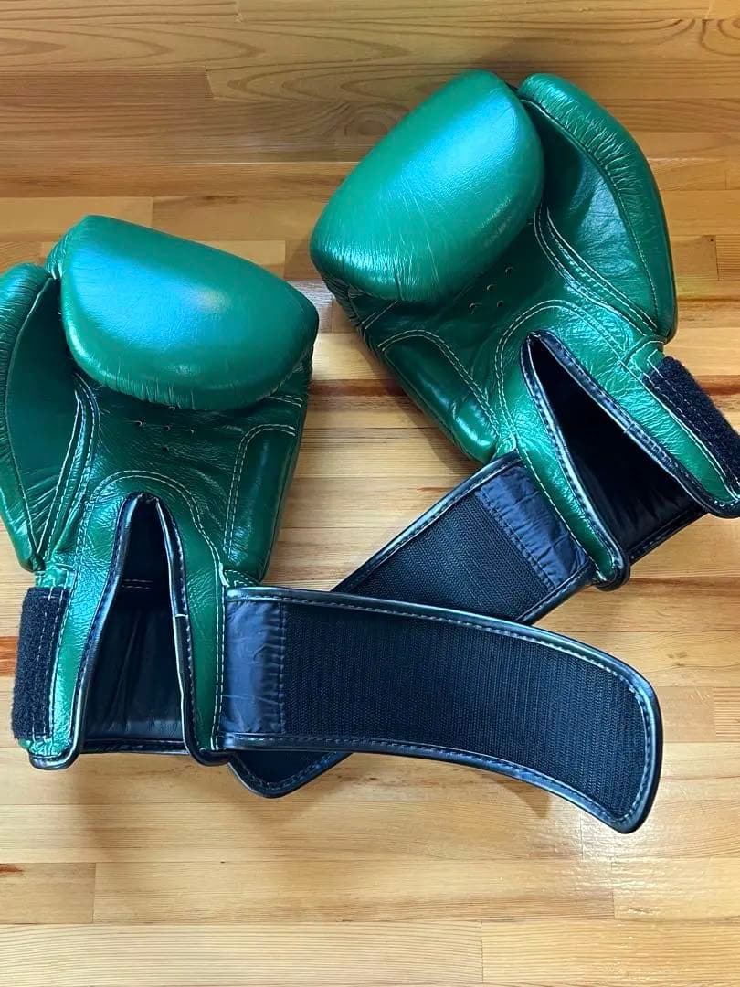 Fairtex ボクシング ムエタイ グローブ マッドグリーン14oz