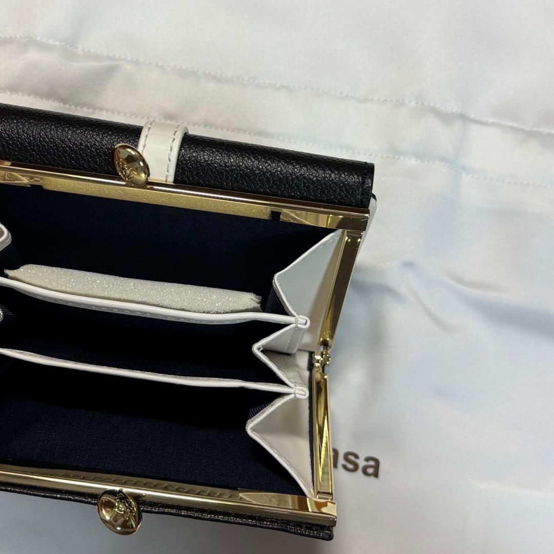 Samantha Thavasa ブラック 三つ折り財布