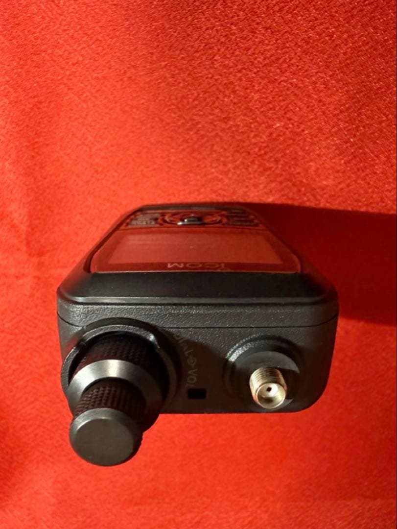 ICOM IC-R15（受信改造済）+乾電池ケース+ソフトウェア+ロッドアンテナ