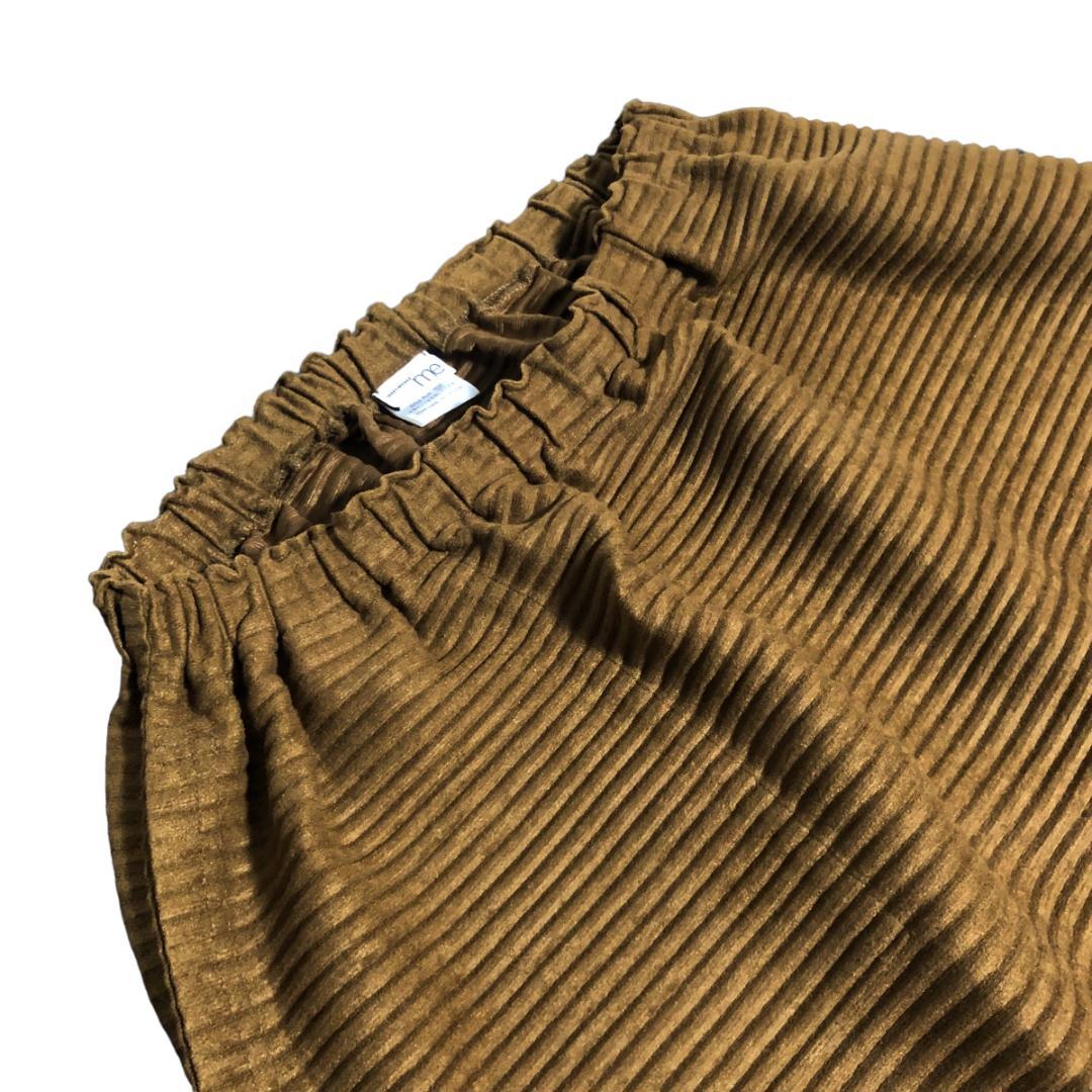 me ISSEY MIYAKE プリーツ サルエルパンツ ワイド カーキベージュ