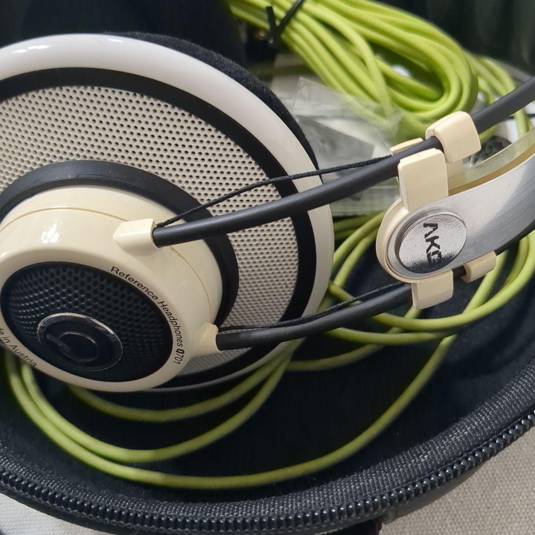 AKG Q701 イヤーパッド交換済み ケース付き