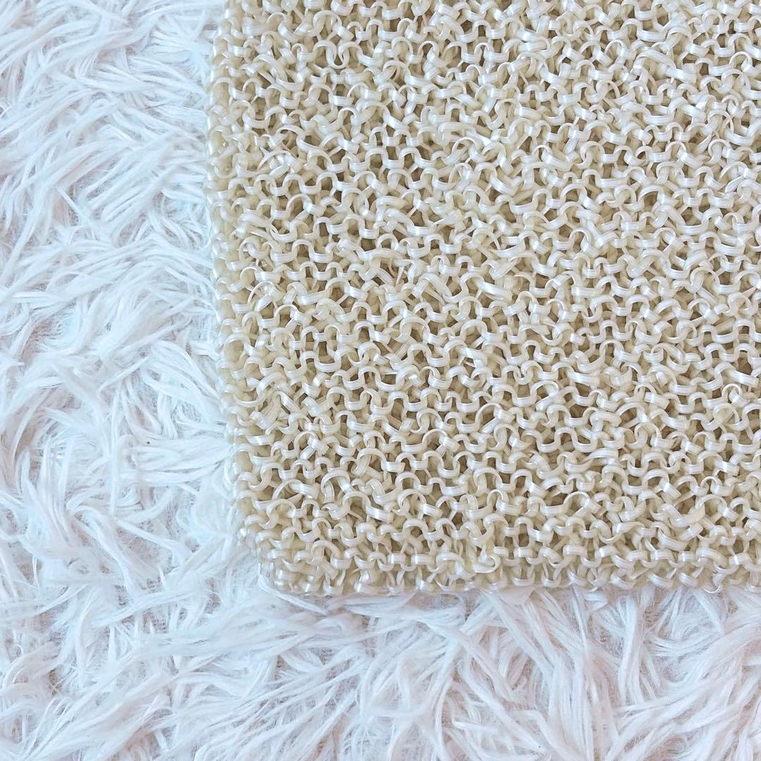 希少✨　アンテプリマ　スクエア　ミディアム　チェーン付き　パールホワイト