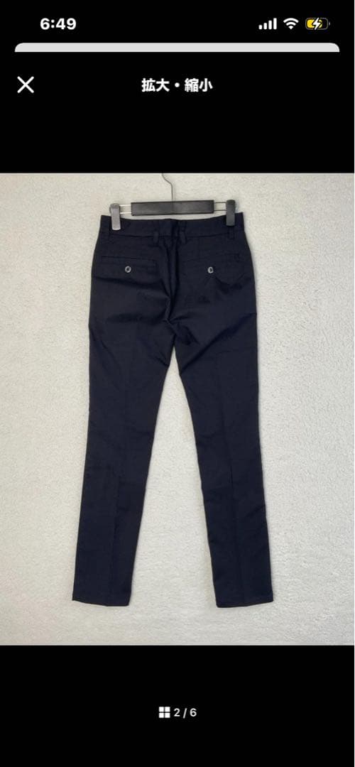 1PIU1UGUALE3 ゴルフパンツ ネイビー