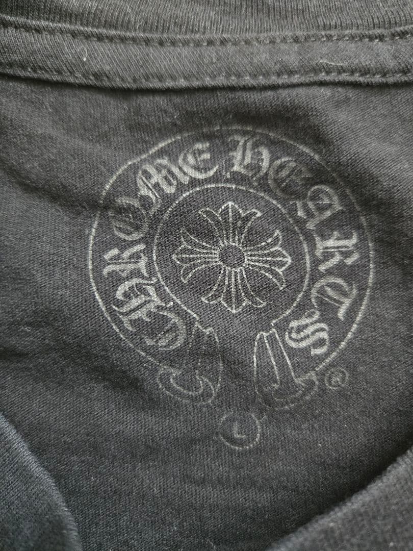 クロムハーツ Tシャツ 黒 CHROME HEARTS ポケット付