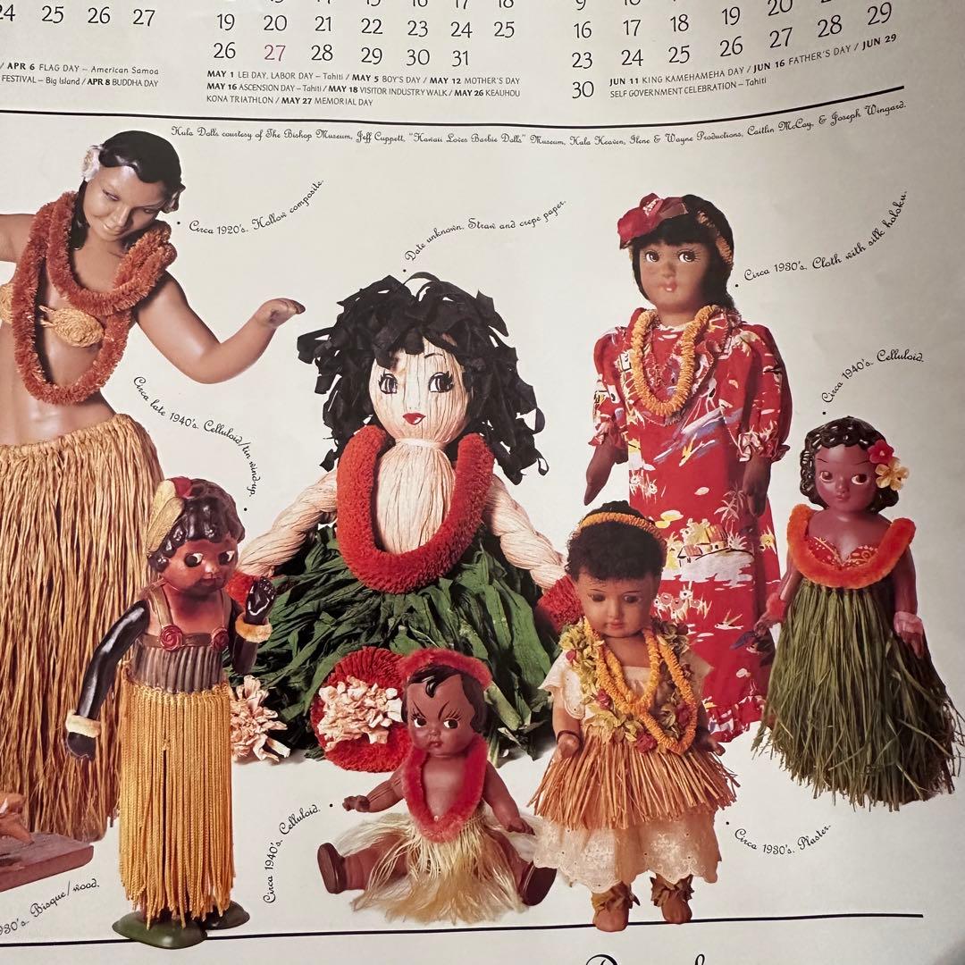 96年旧ロゴHAWAIIAN AIRハワイアン航空オリジナルカレンダーポスター4