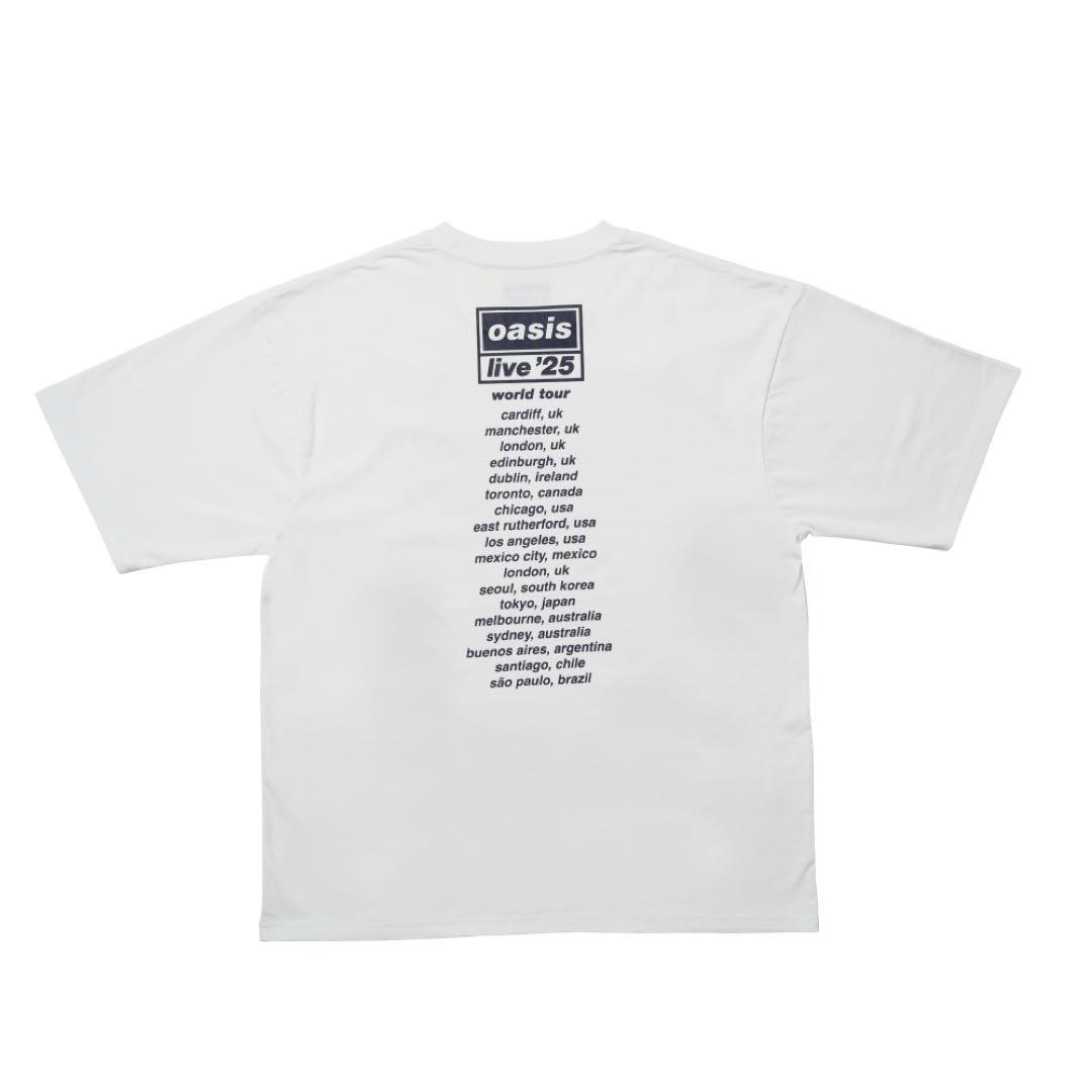 oasis live '25 Photo UKデザイン Tシャツ ホワイトXL
