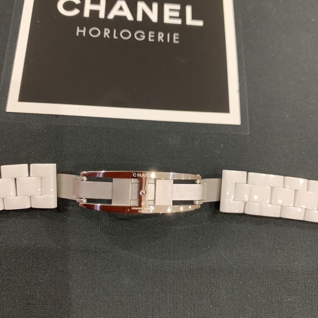 専用CHANEL j12 純正　セラミックベルト　正規品　レディース　33ミリ