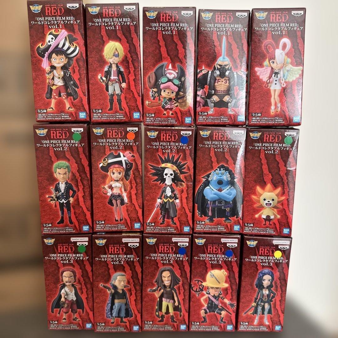ワンピース フィルム RED ワールドコレクタブルフィギュアセット