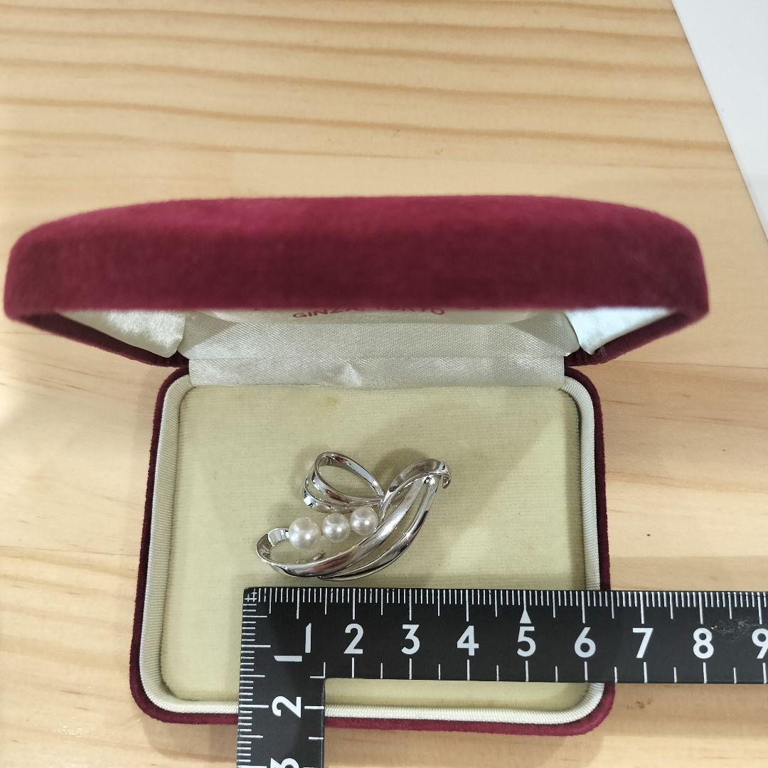 【MIKIMOTO 】真珠 ブローチ