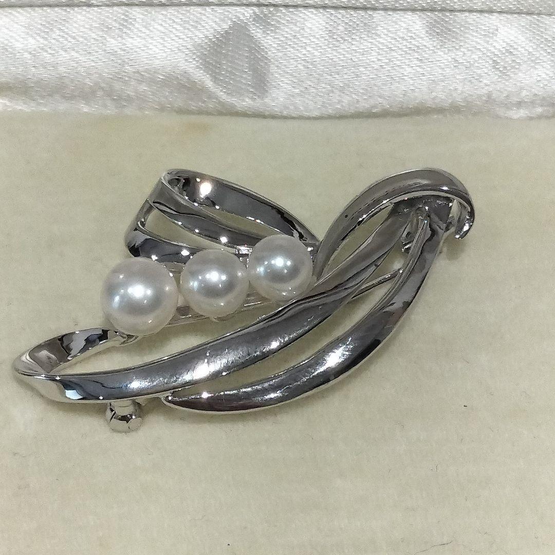 【MIKIMOTO 】真珠 ブローチ