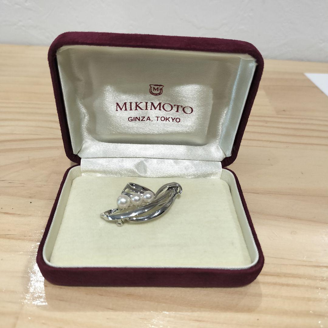 【MIKIMOTO 】真珠 ブローチ