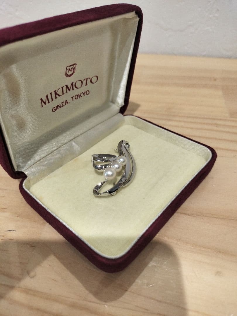 【MIKIMOTO 】真珠 ブローチ