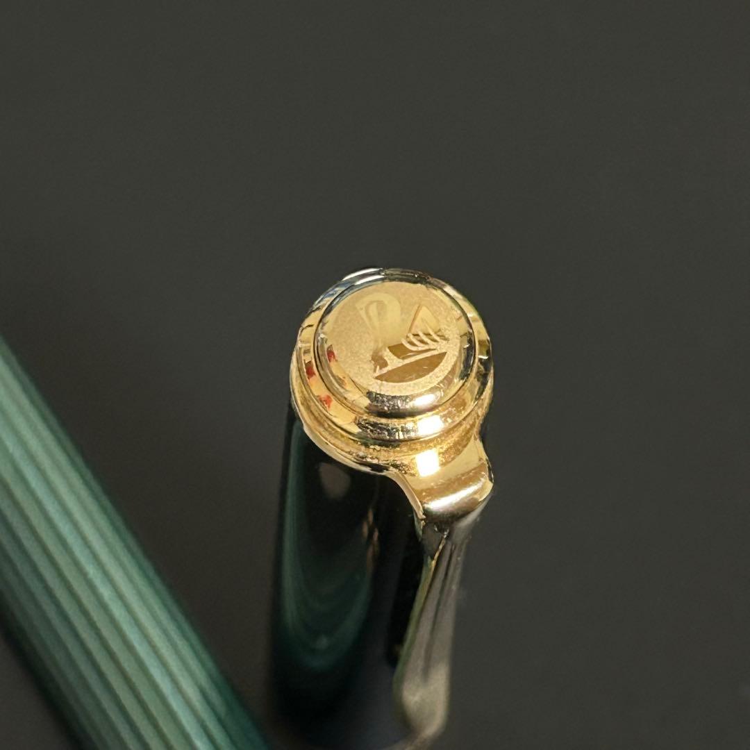 ペリカン スーべレーン 万年筆 m400 緑縞 EFニブ