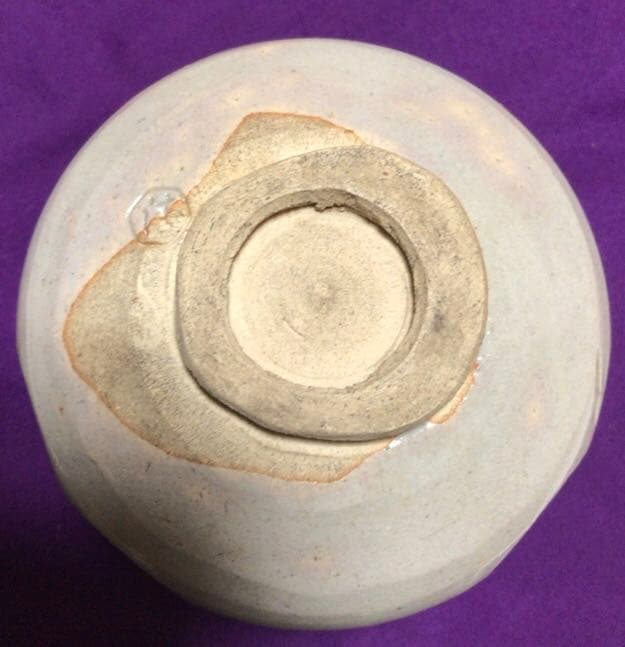 茶道具　梅模様抹茶碗　六兵☆共箱☆おまけお猪口付き