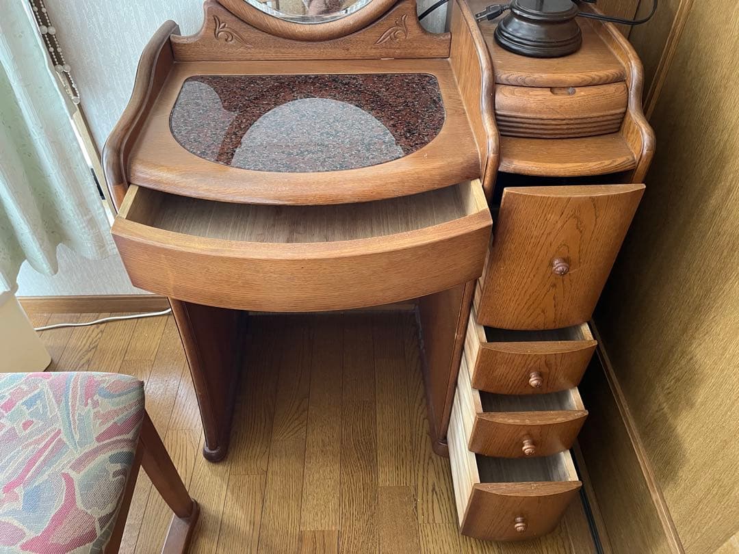府中家具　ドレッサー 電気なし