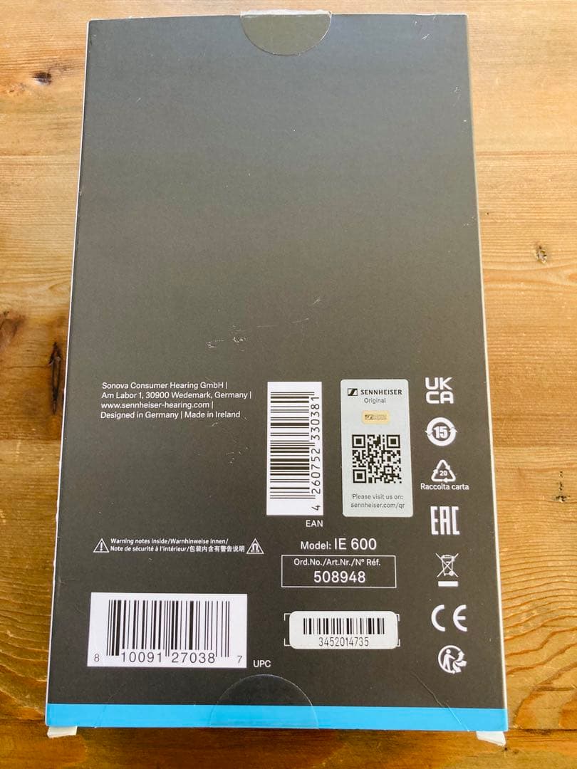 Sennheiser IE 600 有線イヤホン