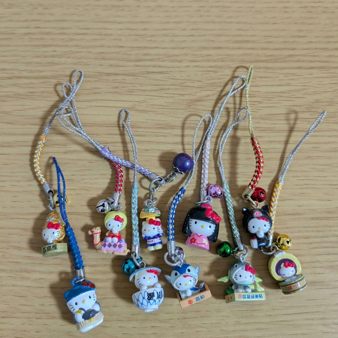 ハローキティ ご当地根付 58個セット（バラ売り不可）