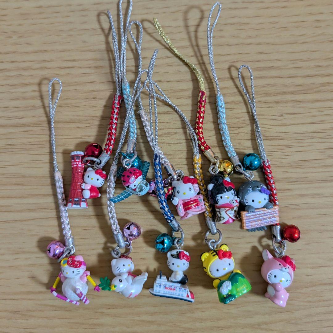 ハローキティ ご当地根付 58個セット（バラ売り不可）