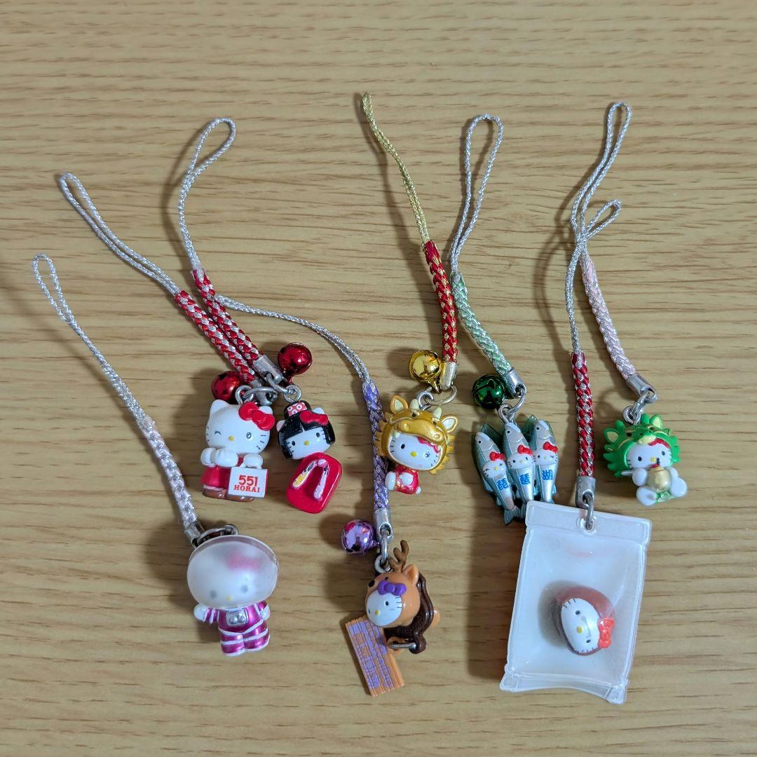 ハローキティ ご当地根付 58個セット（バラ売り不可）