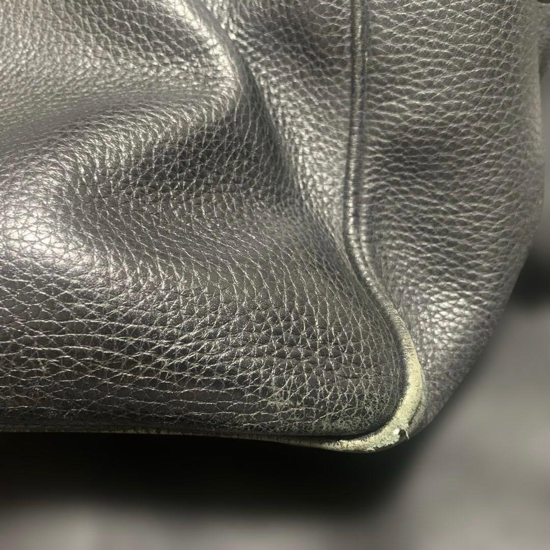 JIL SANDER ビジネスバッグ 黒 レザー