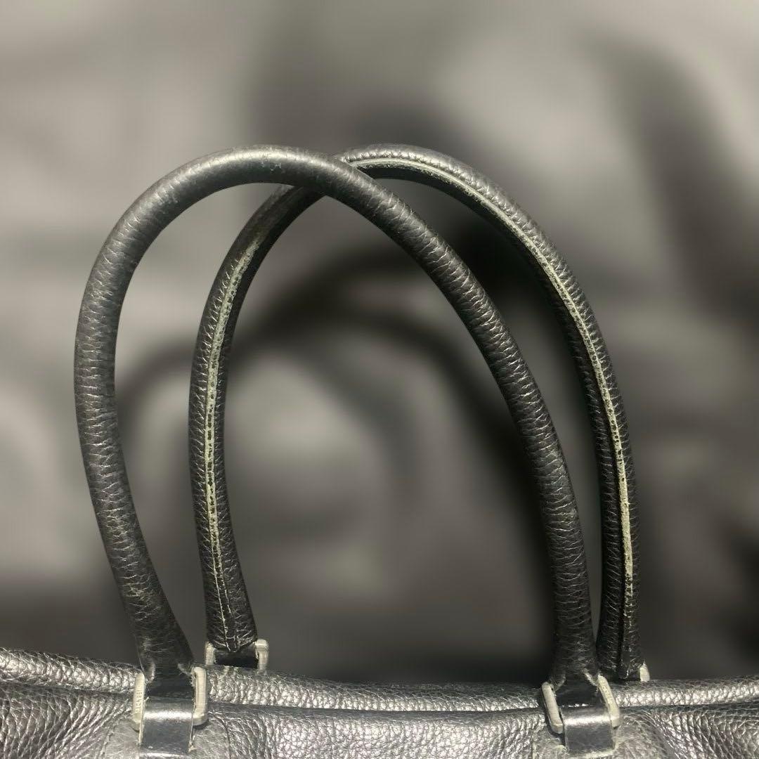 JIL SANDER ビジネスバッグ 黒 レザー