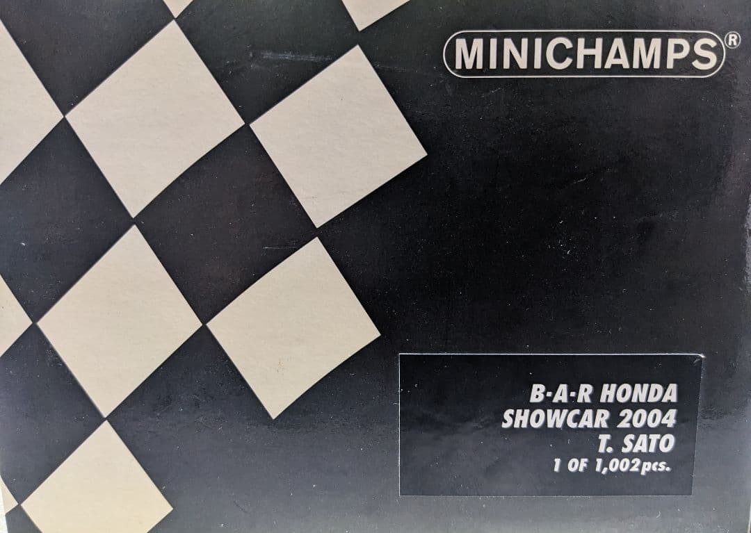 ミニチャンプス B・A・R HONDA SHOWCAR 2004 Ｔ.SATO