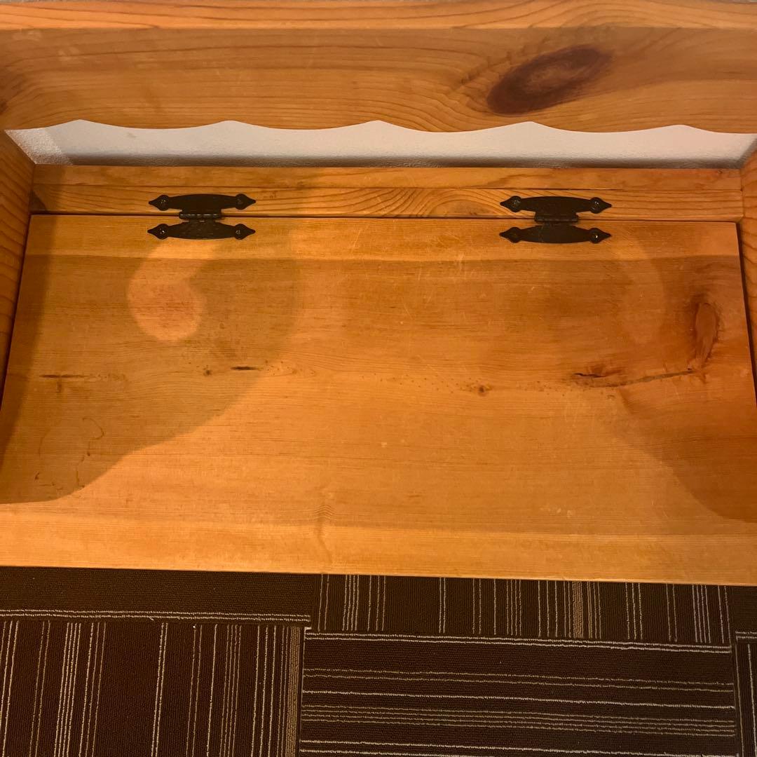 カントリー　カントリー調　ハート　ベンチ　収納ベンチ　収納　カントリー家具