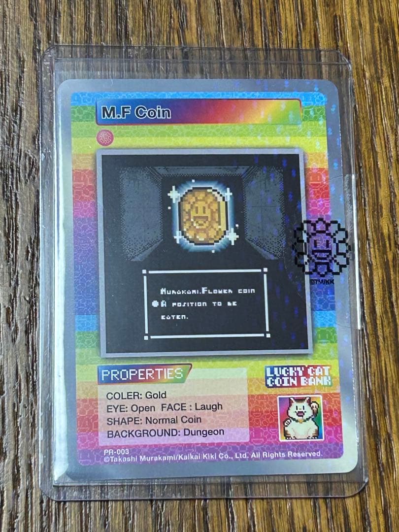 M.F Coin PR-003 R　ホロ　108フラワーズ　プロモ　村上隆