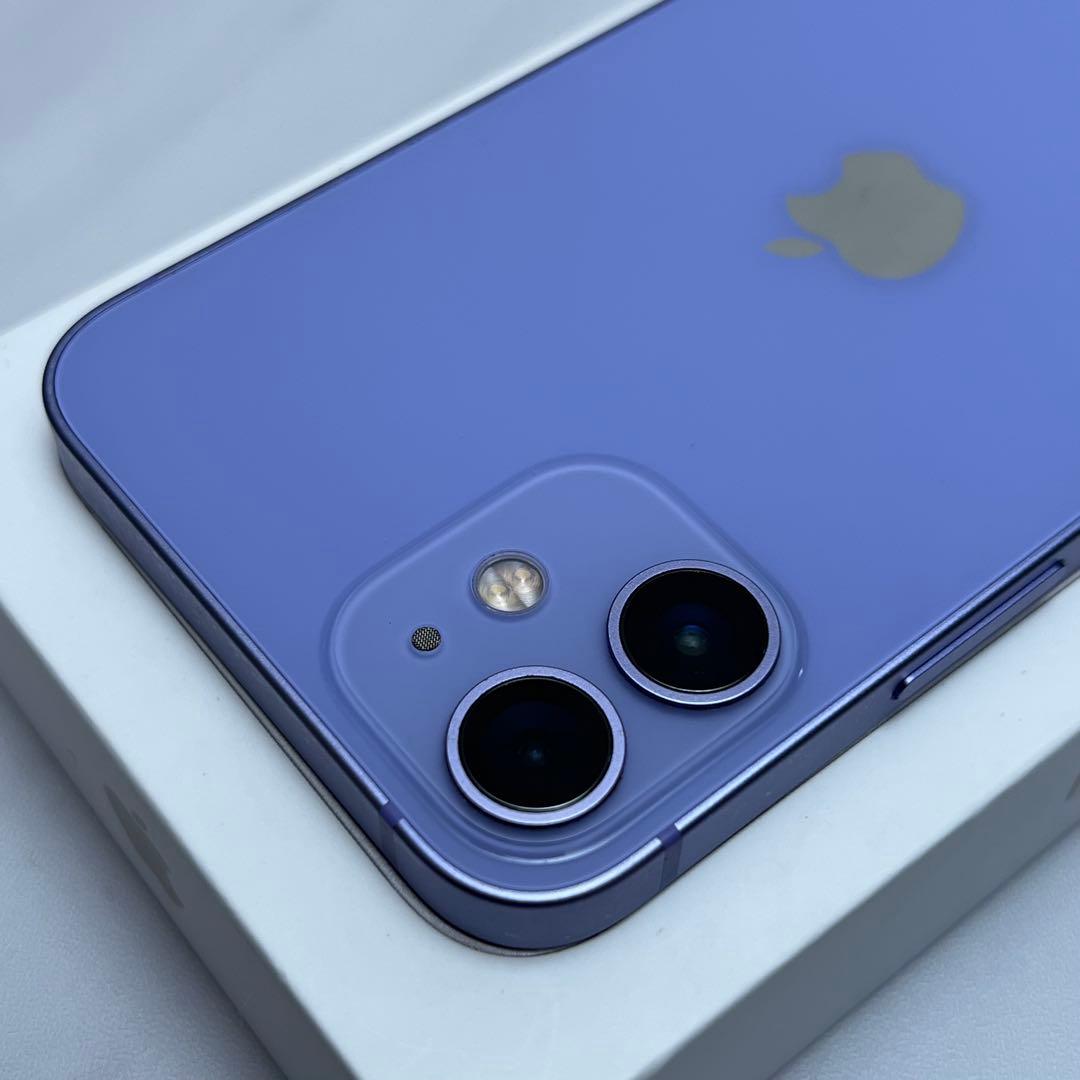 【上美品☆】iPhone12mini 本体 Purple 256GBSIMフリー