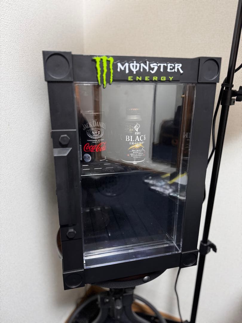 冷蔵庫・冷凍庫 Monster Energy Drink Black Mini Fridge