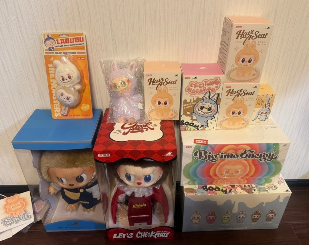 POP MART Let's Checkmate ぬいぐるみ　ラブブ