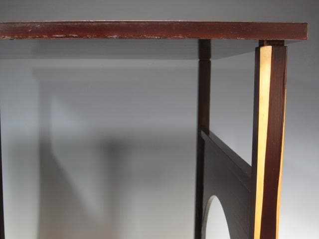 ★　駒沢利斎　吉野棚　裏千家　十五代　淡々斎の花押がございます★x430