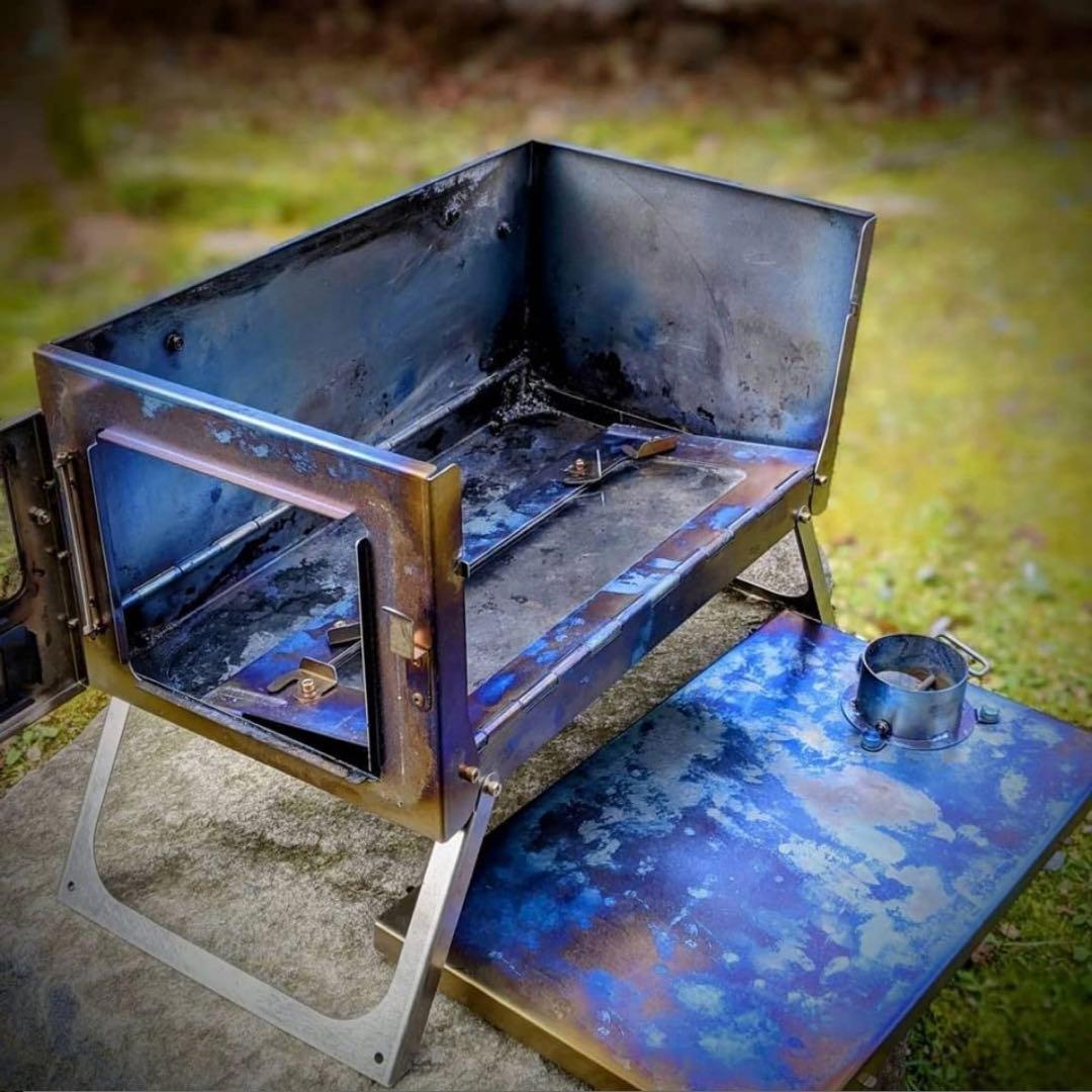 【新品】TOMOUNT チタンストーブ　薪ストーブ　軽量コンパクト