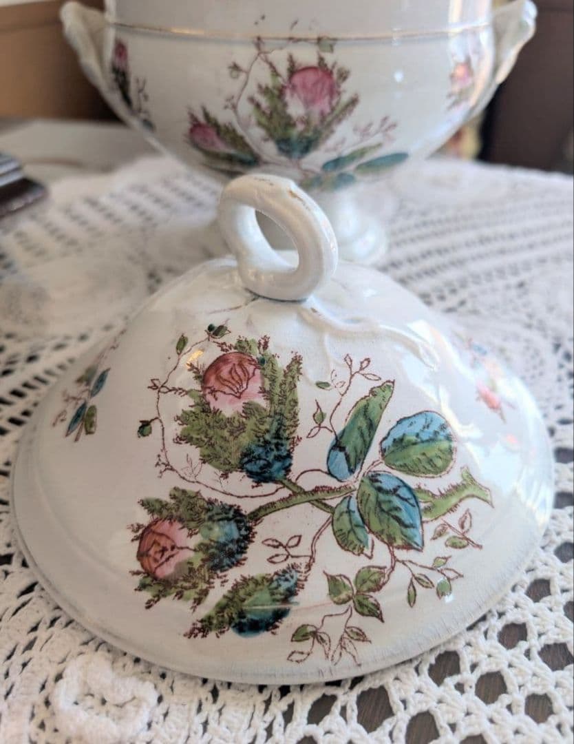 フランスアンティーク ショワジールロワ窯 スーピエール