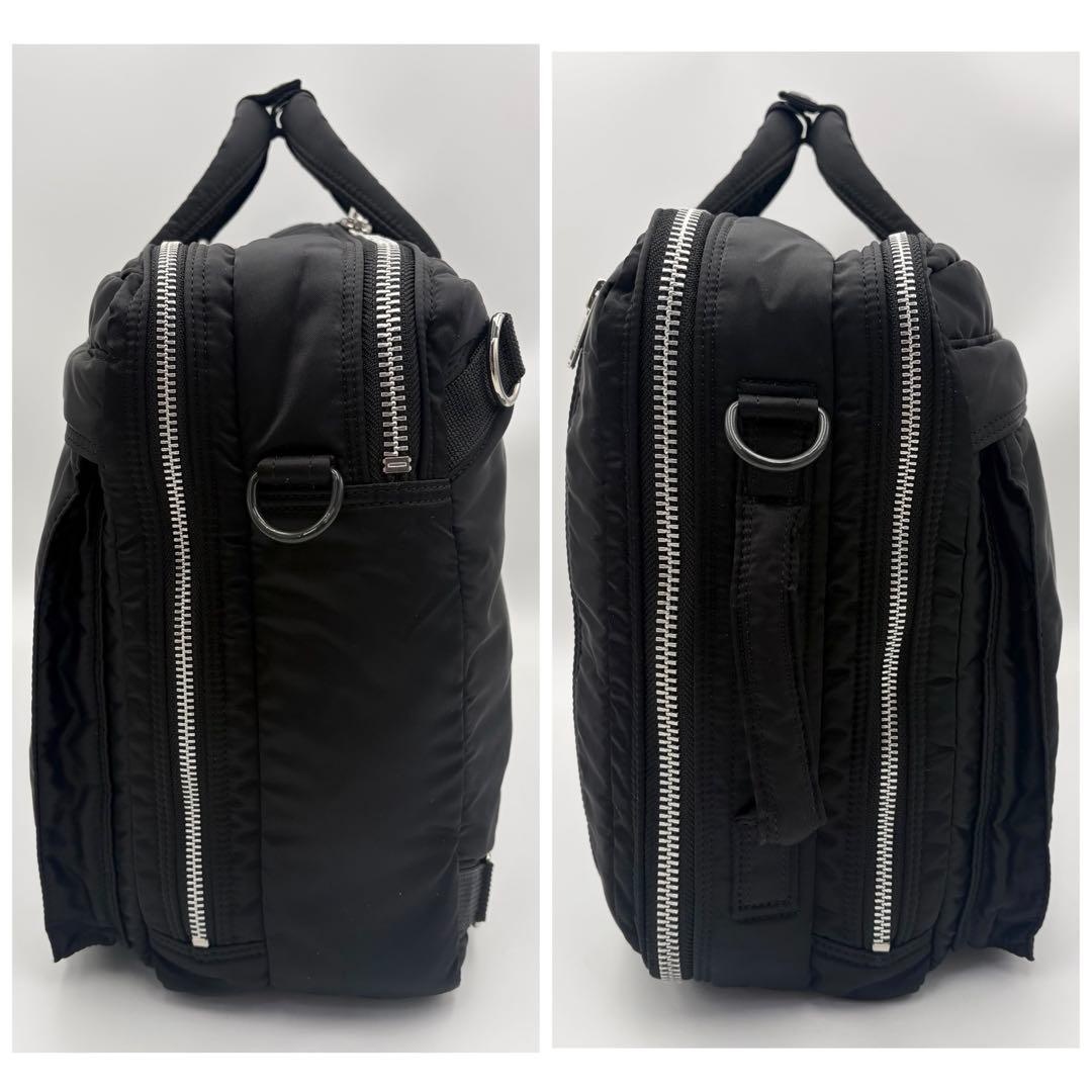 ポーター タンカー 3way ブリーフケース リュック 2層 黒 ナイロン A4