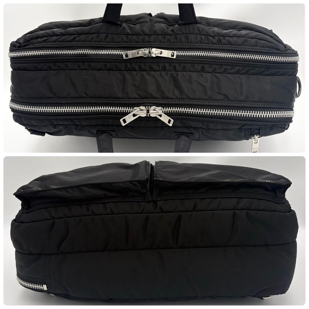 ポーター タンカー 3way ブリーフケース リュック 2層 黒 ナイロン A4