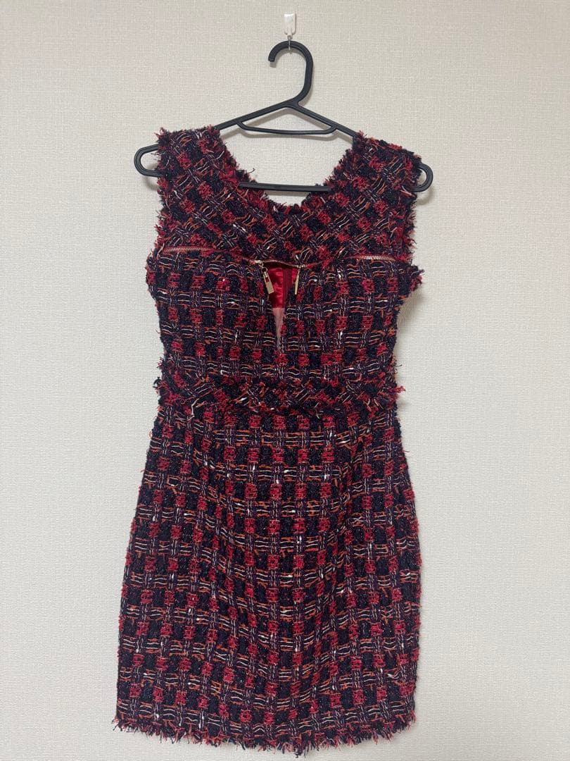 ローブドフルール　ツィード　ドレス