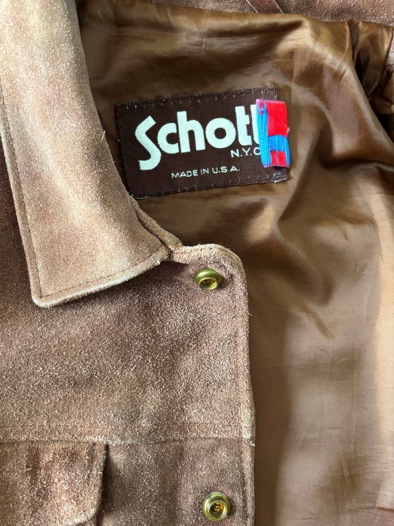 Schott スエードジャケット トラッカージャケットサイズ40
