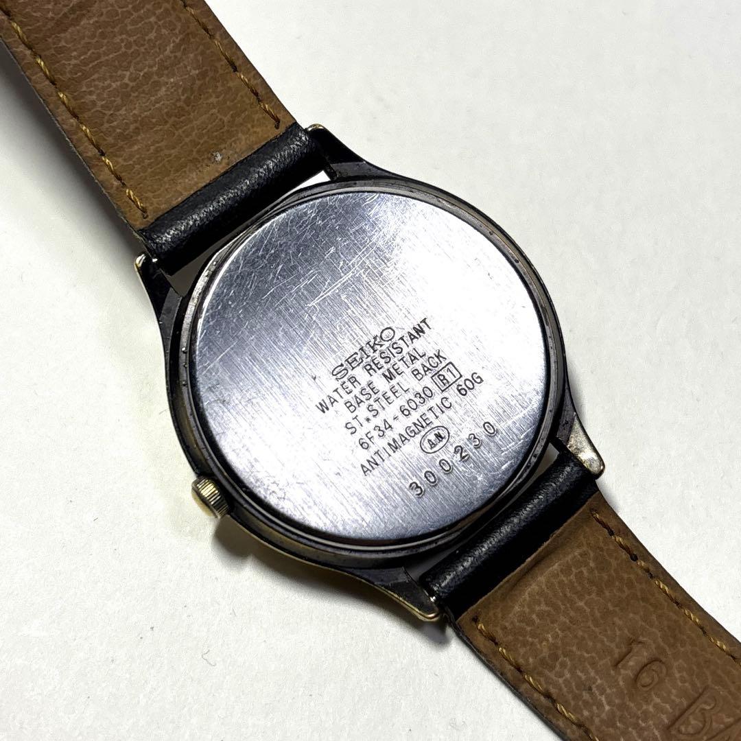 SEIKO セイコー AVENUE アベニュー メンズ腕時計 6F34-6030