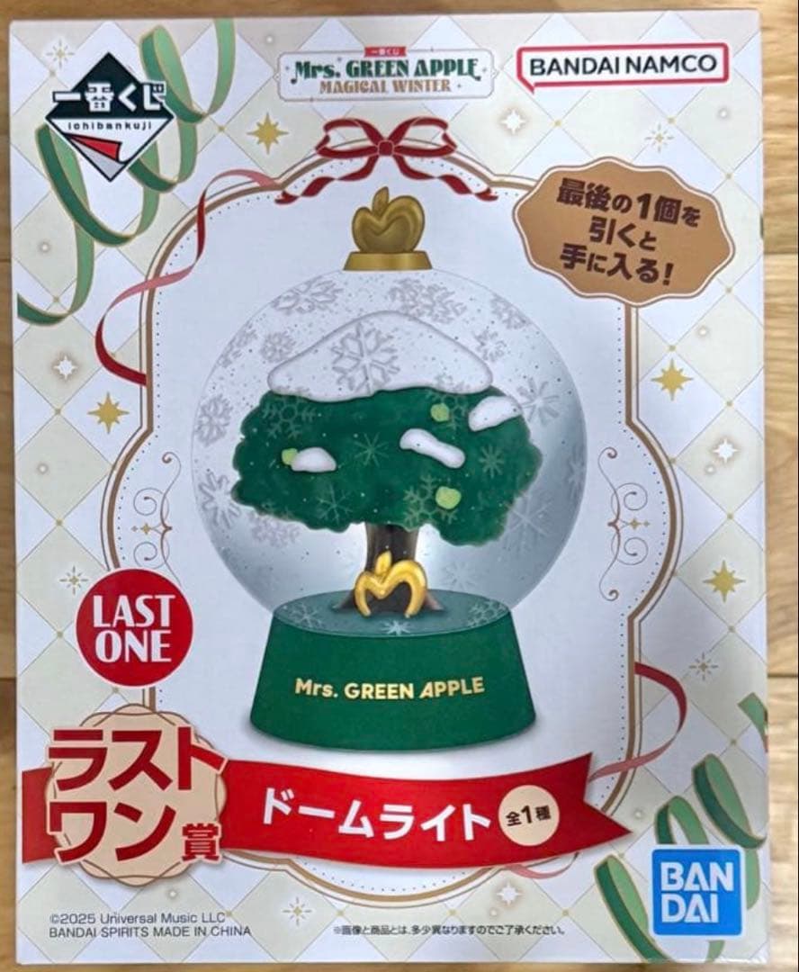 ラストワン賞 Mrs. GREEN APPLE 1番くじドームライト　ミセス