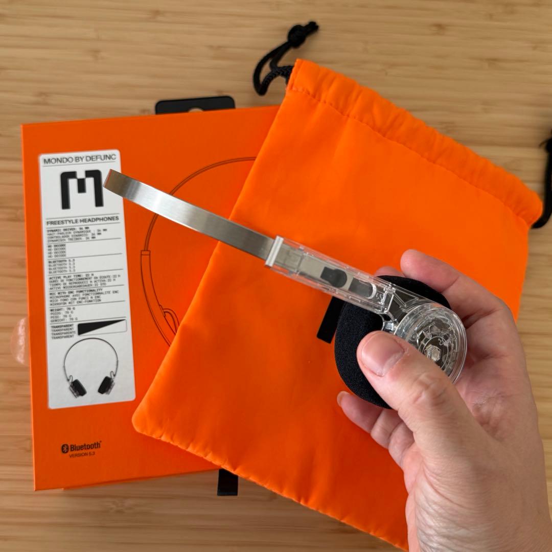 MONDO BY DEFUNC フリースタイルヘッドホン　ノイキャン