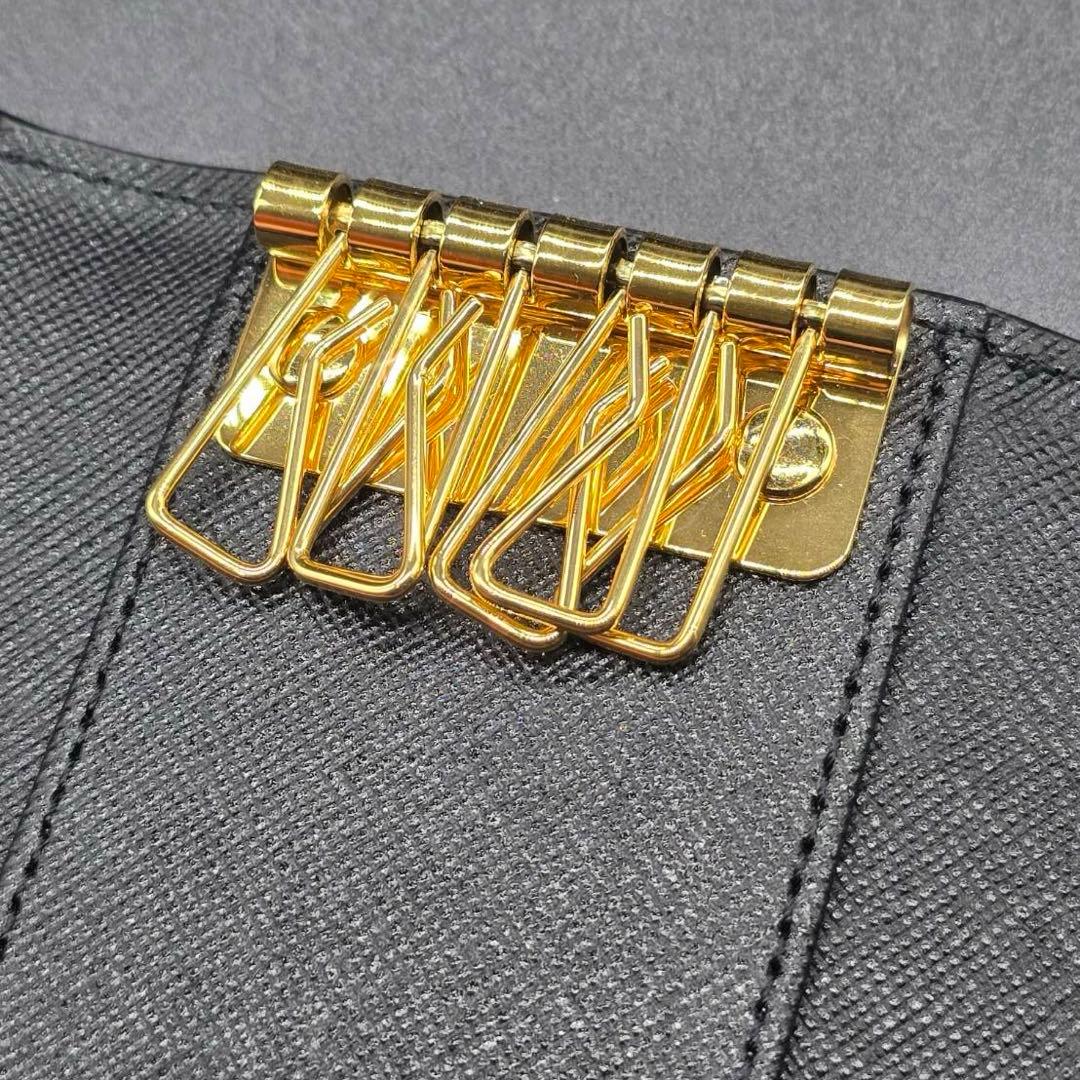 【新品】MARNI マルニ キーケース 6連 バイカラー レザー ブラック